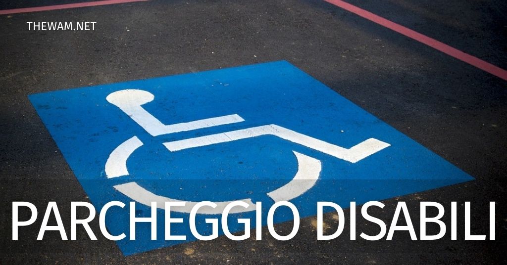 Parcheggio disabili strisce blu gratis