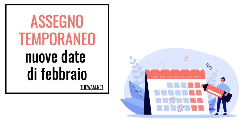 Pagamento assegno unico temporaneo febbraio nuove date