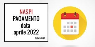 pagamento naspi aprile 2022 data calendario disoccupazione inps