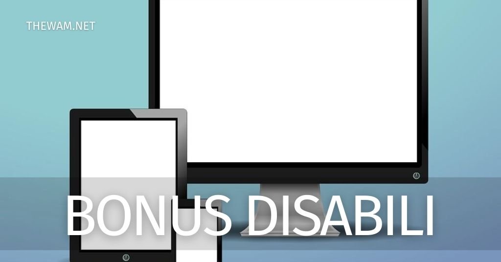 Bonus disabili per internet e telefono 2022