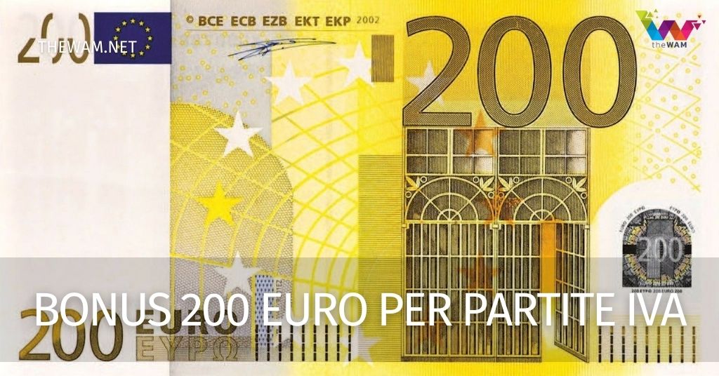 Bonus 200 euro per Partite Iva: attenzione a questi redditi