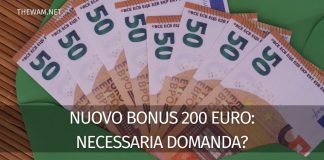 Nuovo bonus 200 euro in arrivo: servirà la domanda?
