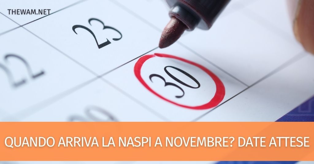 Quando arriva la Naspi a novembre? Prime date