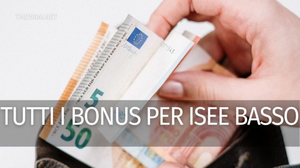 Bonus per ISEE sotto i 10.000 euro nel 2023: elenco rapido
