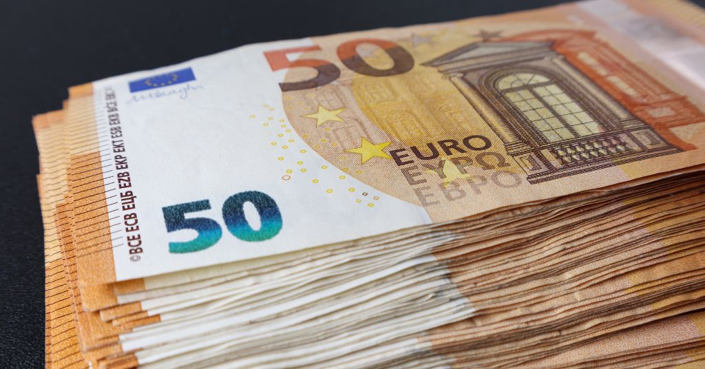 In foto delle banconote da 50 euro.