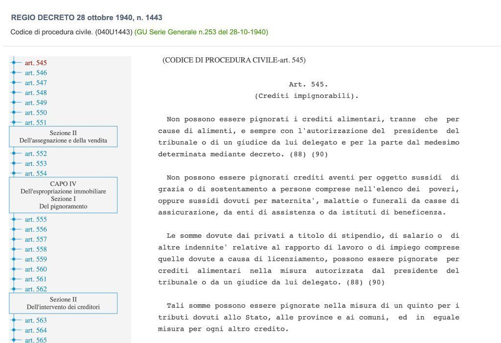 Pignoramento conto corrente pensione: quando è vietato