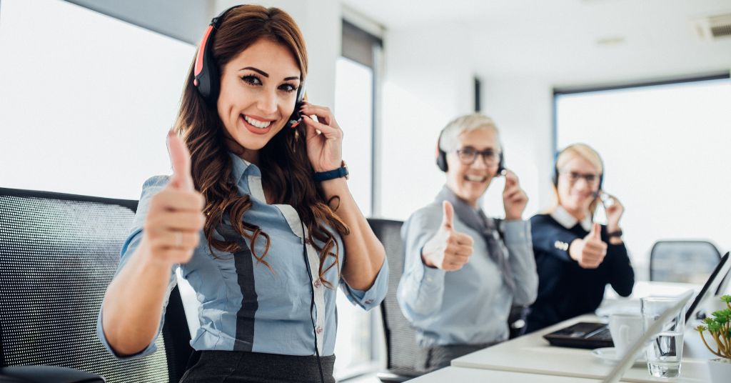 Lavoro per categorie protette in Satispay. Nella foto: addette al servizio clienti